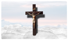 DNSEMP-C-107-WT Crusifix Clouds White